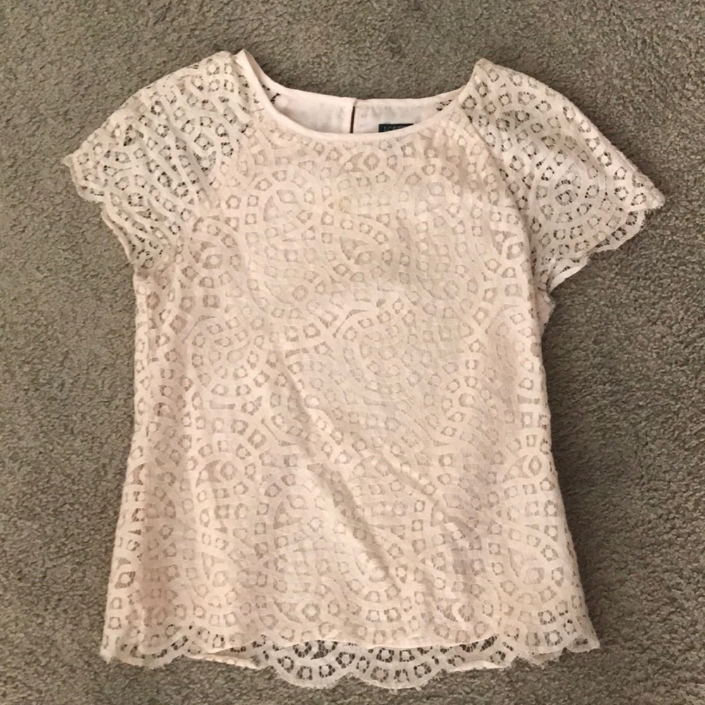 Lace J Crew Top